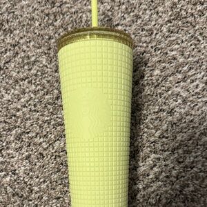Starbucks Lemon Textured Tumbler with Straw